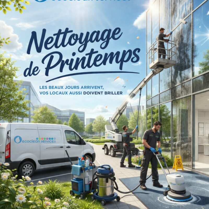 Nettoyage de printemps chez Ecoclean Services