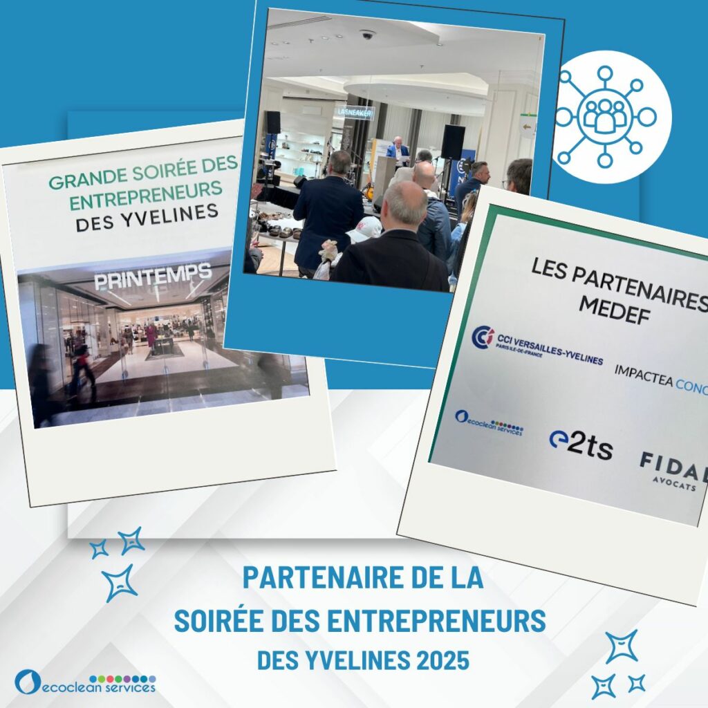 Ecoclean Services partenaires des la soirée des entrepreneurs des Yvelines
